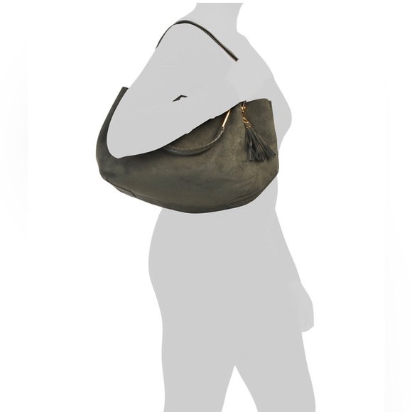 LAST CHANCE HOUSE OF HARLOW 1960 Oak Satchel With Wristlet - Picture 4 of 4